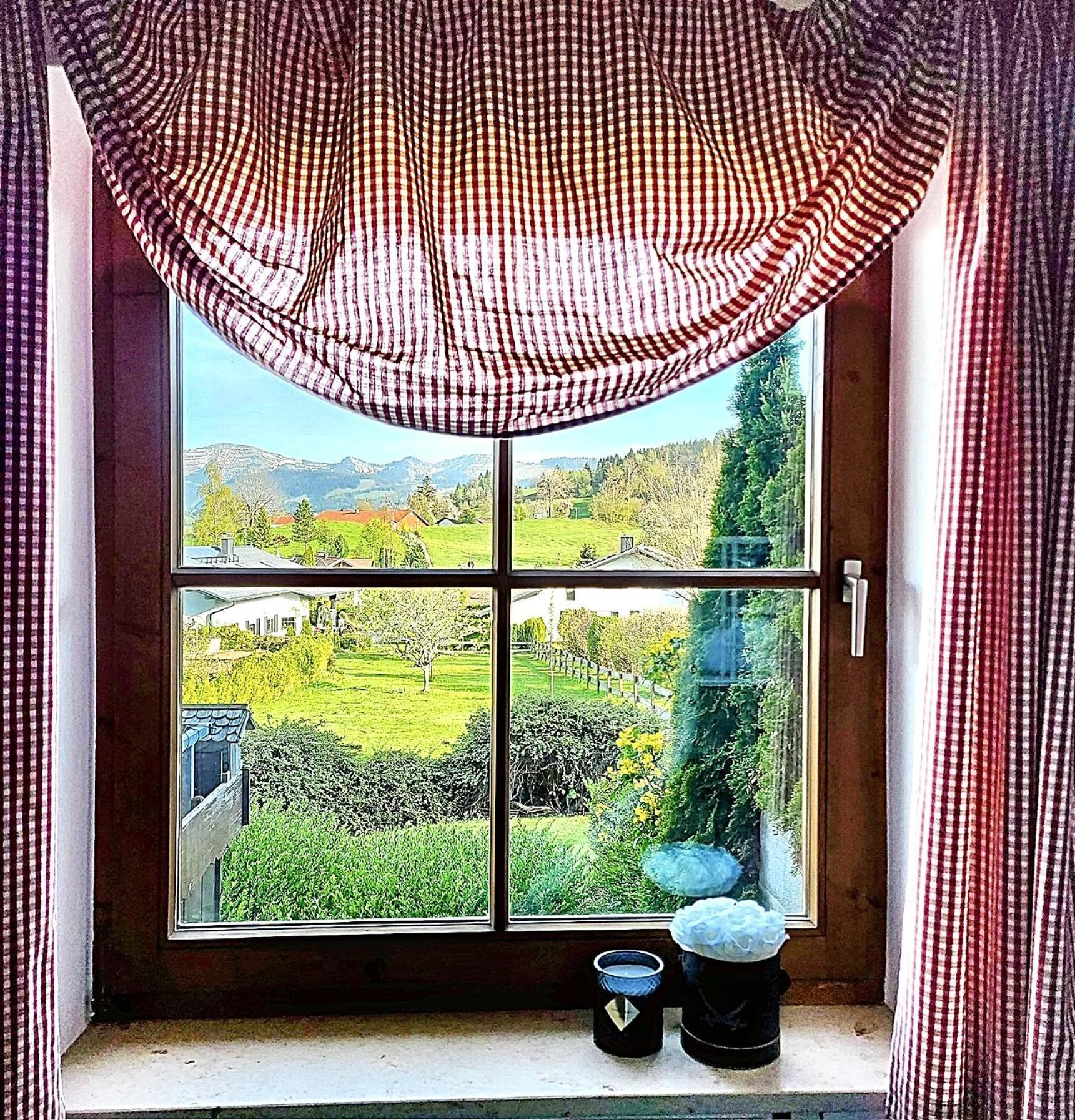 Lindners Hideaways - Bergnest Lodge - Bergblick Fewo 6 Pers Balkon Garten Hund Ski Unterkunft Luftkurort Oberreute Naehe Buchenegger Wasserfaelle Eistobel Bodensee Exteriér fotografie