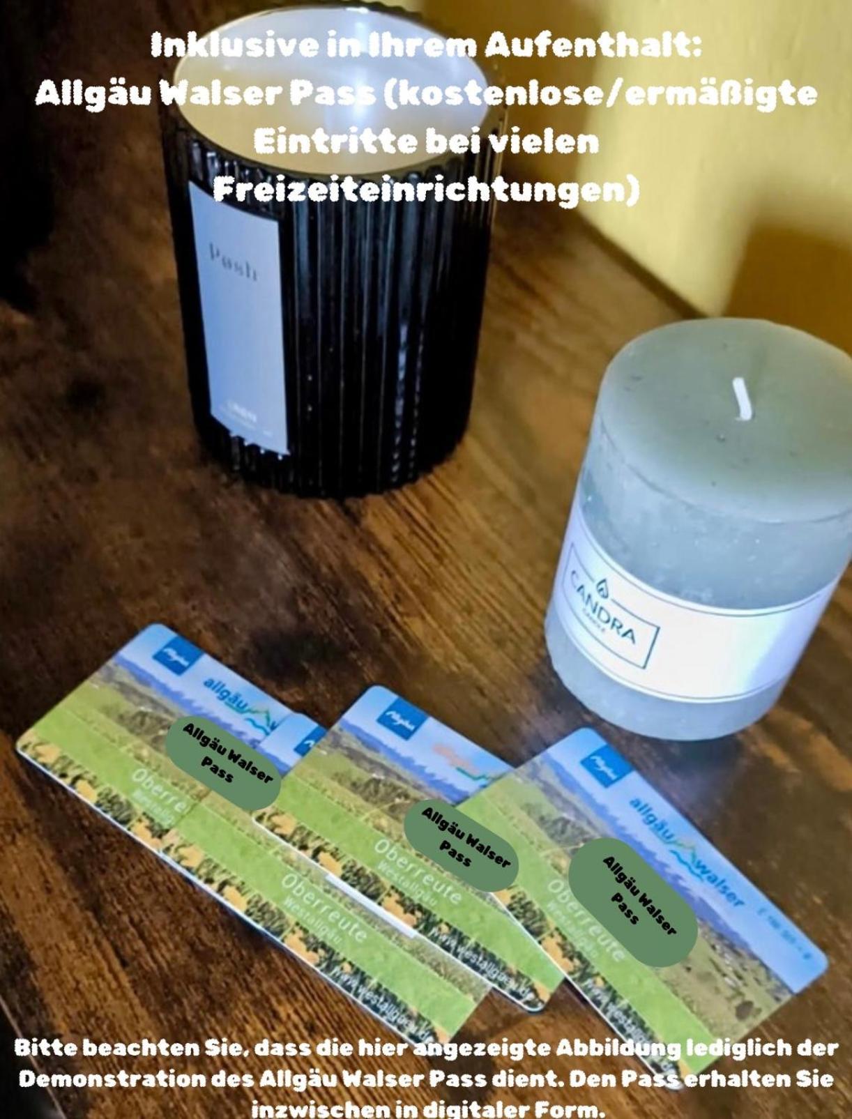 Lindners Hideaways - Bergnest Lodge - Bergblick Fewo 6 Pers Balkon Garten Hund Ski Unterkunft Luftkurort Oberreute Naehe Buchenegger Wasserfaelle Eistobel Bodensee Exteriér fotografie